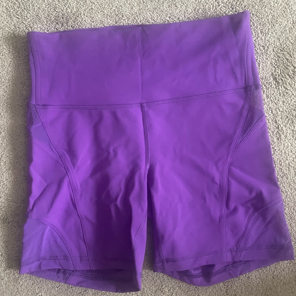 Lululemon High-Waist Purple Women’s Active Shorts
